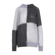 Roze & Paarse Sweater Aw24 Acne Studios , Multicolor , Dames