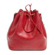 Pre-owned Leather shoulder-bags Louis Vuitton Vintage , Red , Dames