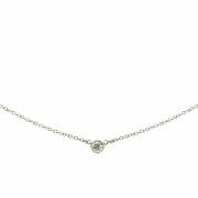 Pre-owned Platinum necklaces Tiffany & Co. Pre-owned , Gray , Dames