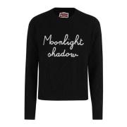 Klassieke Crewneck Sweater MC2 Saint Barth , Black , Dames