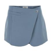 Blauwe Polyester Mini Rok Coperni , Blue , Dames