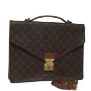 Pre-owned Canvas louis-vuitton-bags Louis Vuitton Vintage , Brown , Da...