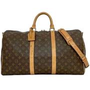 Pre-owned Fabric louis-vuitton-bags Louis Vuitton Vintage , Beige , Da...