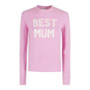 Stijlvolle Crewneck Sweater MC2 Saint Barth , Pink , Dames