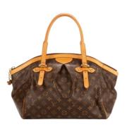 Pre-owned Canvas handbags Louis Vuitton Vintage , Brown , Dames