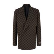 Bruine Quad Blazer Jas Amiri , Brown , Heren