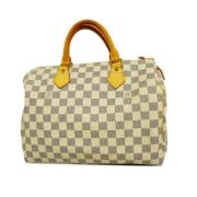 Pre-owned Fabric louis-vuitton-bags Louis Vuitton Vintage , White , Da...