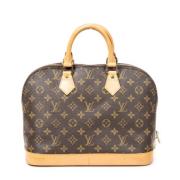 Pre-owned Canvas handbags Louis Vuitton Vintage , Brown , Dames