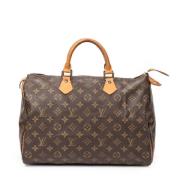 Pre-owned Coated canvas handbags Louis Vuitton Vintage , Brown , Dames