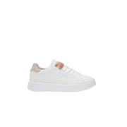 Grace Leather Sneakers in Wit/Roze Sun68 , White , Dames