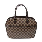 Pre-owned Canvas handbags Louis Vuitton Vintage , Brown , Dames