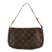 Pre-owned Canvas handbags Louis Vuitton Vintage , Brown , Dames