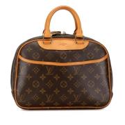 Pre-owned Canvas handbags Louis Vuitton Vintage , Brown , Dames