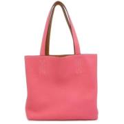 Pre-owned Leather shoulder-bags Hermès Vintage , Pink , Dames