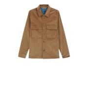 Corduroy Overshirt Jas PS By Paul Smith , Brown , Heren