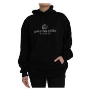 Hoodie met capuchon Balenciaga , Black , Dames