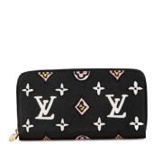 Pre-owned Canvas wallets Louis Vuitton Vintage , Black , Dames