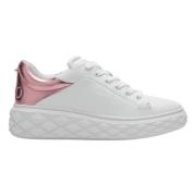 Lage Sneaker voor Stijlvolle Look Jimmy Choo , White , Dames