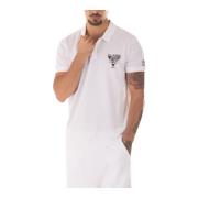 Heren Logo Polo Shirt Just Cavalli , White , Heren