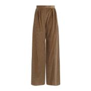 Neutrale broek voor vrouwen Aw24 Max Mara , Brown , Dames