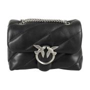 Mini Love Puff Clutch Pinko , Black , Dames