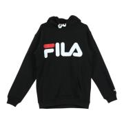 Klassieke Logo Hoody in Zwart Fila , Black , Heren