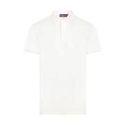 Wit Poloshirt Klassieke Stijl Ralph Lauren , White , Heren