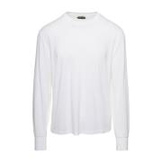 Witte T-shirts en Polos Lyocell Tom Ford , White , Heren