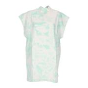 Mint Foam Jersey Jurk met Swoosh Nike , Multicolor , Dames