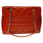 Rode Femme Schoudertas met Kettinghandvatten Valentino by Mario Valent...