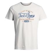 Blulouie T-shirt Jack & Jones , White , Heren