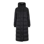 Stijlvolle Parka voor Alle Seizoenen Canada Goose , Black , Dames