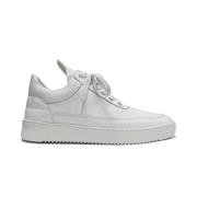 Witte lage top sneakers Filling Pieces , White , Heren