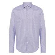 Katoenen Twill Shirt Paul & Shark , Blue , Heren