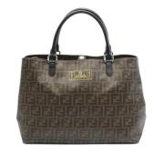 Pre-owned Fabric handbags Fendi Vintage , Brown , Dames