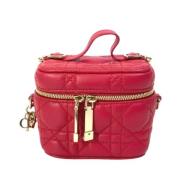 Pre-owned Leather dior-bags Dior Vintage , Red , Dames