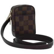 Pre-owned Canvas pouches Louis Vuitton Vintage , Brown , Dames