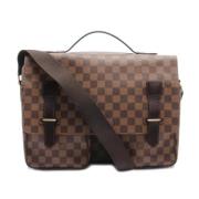 Pre-owned Canvas shoulder-bags Louis Vuitton Vintage , Brown , Dames