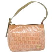 Pre-owned Leather fendi-bags Fendi Vintage , Orange , Dames