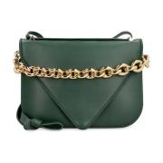 Stijlvolle Leren Tas Bottega Veneta , Green , Dames