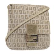 Pre-owned Canvas fendi-bags Fendi Vintage , Gray , Dames