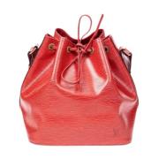 Pre-owned Leather louis-vuitton-bags Louis Vuitton Vintage , Red , Dam...