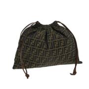 Pre-owned Canvas fendi-bags Fendi Vintage , Brown , Dames