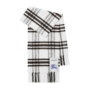 Stijlvolle Sjaal voor Alle Gelegenheden Burberry , White , Unisex