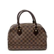 Pre-owned Canvas handbags Louis Vuitton Vintage , Brown , Dames