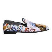 Multicolor Madonna Majolika Loafers Schoenen Dolce & Gabbana , Multico...