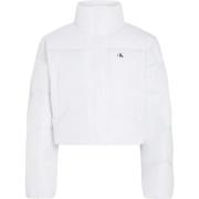 Witte jas met waterafstotende afwerking Calvin Klein , White , Dames