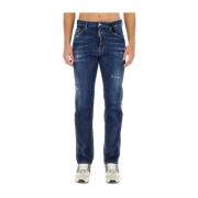 Slim Fit Jeans Dsquared2 , Blue , Heren