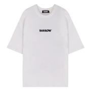 T-shirt Bubble Lettertype Barrow , White , Unisex