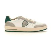 Paris Sneakers in wit en groen Philippe Model , White , Heren